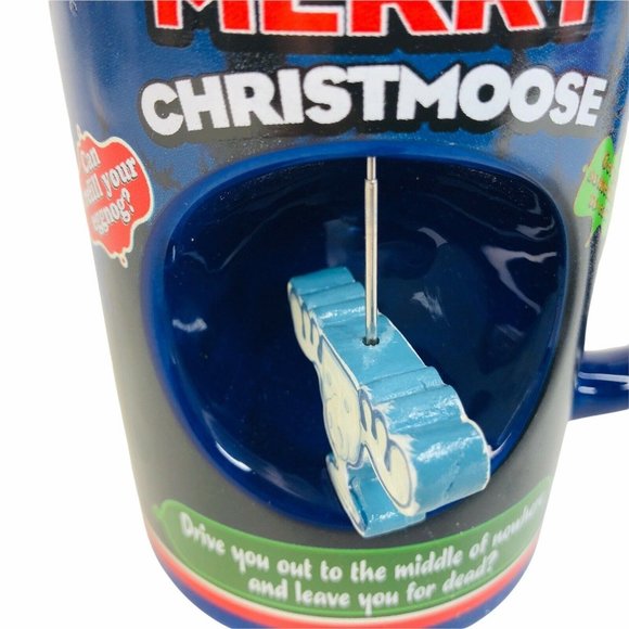 Chevy Chase National Lampoons Christmas Vacation Mug Merry Christmoose Coffee - Picture 7 of 8